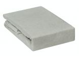 Prześcieradło Frotte z gumką popielate  90x200    034 j - Jasno popielate